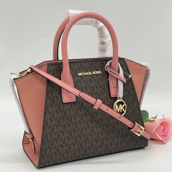 Michael Kors Small Avril Top Zip Satchel  … - Picture 3 of 11